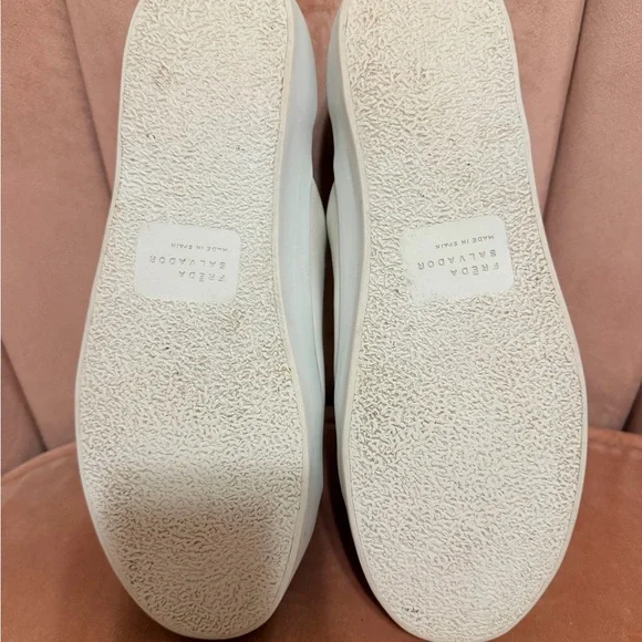 Freda Salvador - Libby d’Orsay sneakers in white leather - Picture 9 of 12